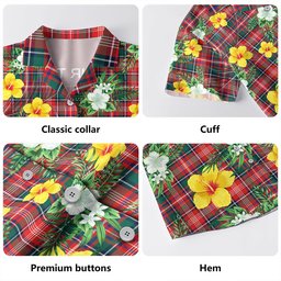 Ritchie Modern Clan Badge Tartan Hawaiian Shirt Summer Vibes Style