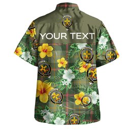 Symington Modern Clan Badge Tartan Hawaiian Shirt Summer Vibes Style