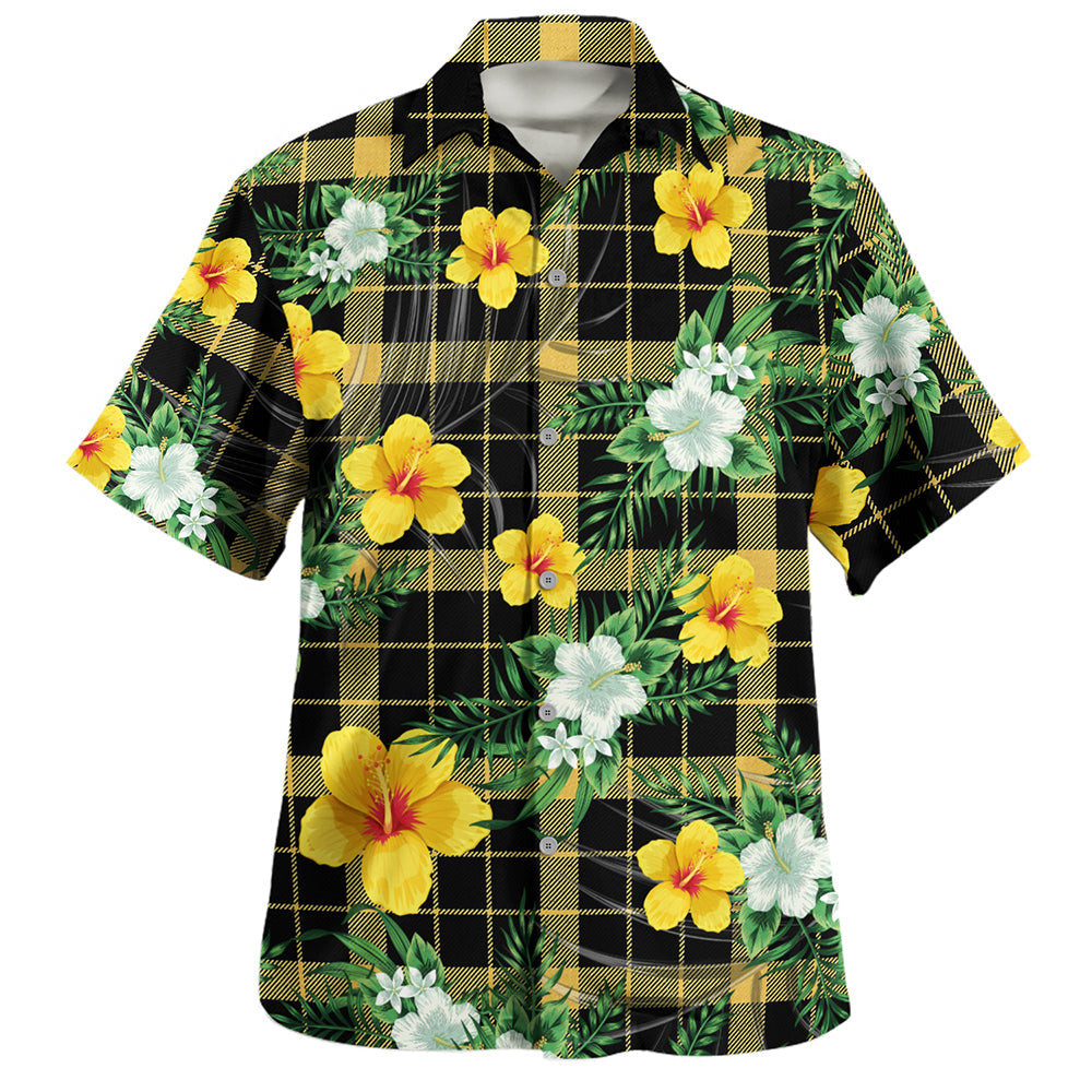 Raeburn Ancient Clan Badge Tartan Hawaiian Shirt Summer Vibes Style