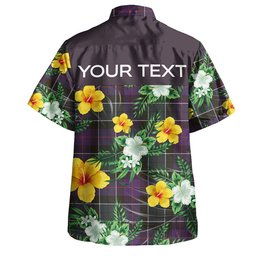 Syme Weathered Clan Badge Tartan Hawaiian Shirt Summer Vibes Style