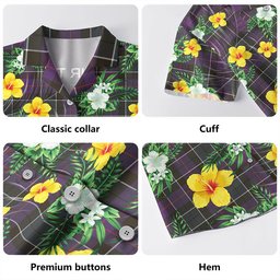 Syme Weathered Clan Badge Tartan Hawaiian Shirt Summer Vibes Style