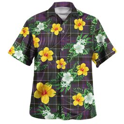 Syme Weathered Clan Badge Tartan Hawaiian Shirt Summer Vibes Style
