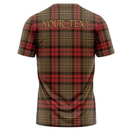 ScotsTee Shop Scottish Blackstock Hunting Weathered Clan Crest Personalized Tartan T-Shirt