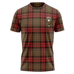 ScotsTee Shop Scottish Blackstock Hunting Weathered Clan Crest Personalized Tartan T-Shirt