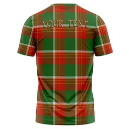 ScotsTee Shop Scottish Brisbane Ancient Clan Crest Personalized Tartan T-Shirt