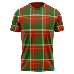 ScotsTee Shop Scottish Brisbane Ancient Clan Crest Personalized Tartan T-Shirt