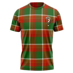 ScotsTee Shop Scottish Brisbane Ancient Clan Crest Personalized Tartan T-Shirt