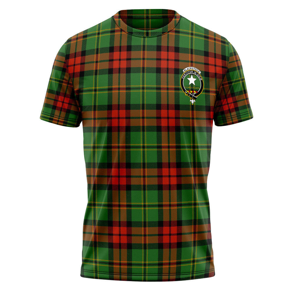 ScotsTee Shop Scottish Blackstock Hunting Ancient Clan Crest Personalized Tartan T-Shirt