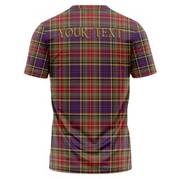 ScotsTee Shop Scottish Beattie Weathered Clan Crest Personalized Tartan T-Shirt