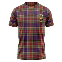 ScotsTee Shop Scottish Beattie Weathered Clan Crest Personalized Tartan T-Shirt