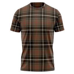 ScotsTee Shop Scottish Cleghorn Weathered Clan Crest Personalized Tartan T-Shirt