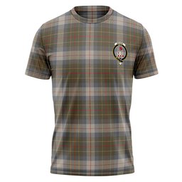 ScotsTee Shop Scottish Brodie Silver (Brodie Muted) Ancient Clan Crest Personalized Tartan T-Shirt