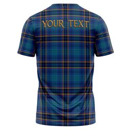 ScotsTee Shop Scottish Dempster Modern Clan Crest Personalized Tartan T-Shirt