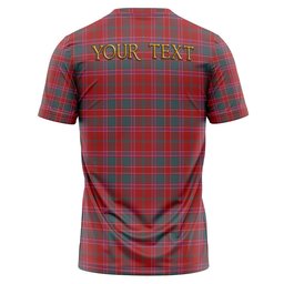 ScotsTee Shop Scottish Dalziel Weathered Clan Crest Personalized Tartan T-Shirt