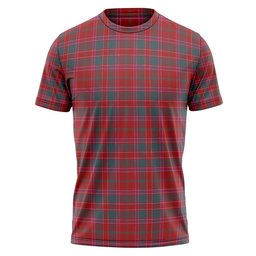 ScotsTee Shop Scottish Dalziel Weathered Clan Crest Personalized Tartan T-Shirt