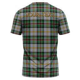 ScotsTee Shop Scottish Dinwoodie Modern Clan Crest Personalized Tartan T-Shirt