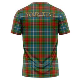 ScotsTee Shop Scottish Crozier Ancient Clan Crest Personalized Tartan T-Shirt