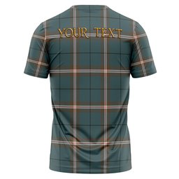 ScotsTee Shop Scottish Cleland Weathered Clan Crest Personalized Tartan T-Shirt