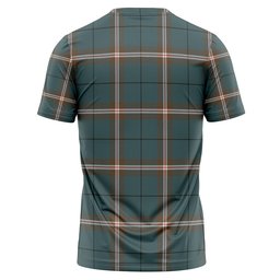 ScotsTee Shop Scottish Cleland Weathered Clan Crest Personalized Tartan T-Shirt