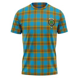 ScotsTee Shop Scottish Carlisle (Carlill) Ancient Clan Crest Personalized Tartan T-Shirt