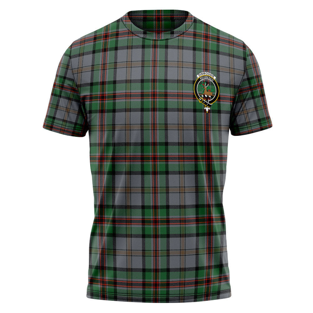 ScotsTee Shop Scottish Dinwoodie Ancient Clan Crest Personalized Tartan T-Shirt