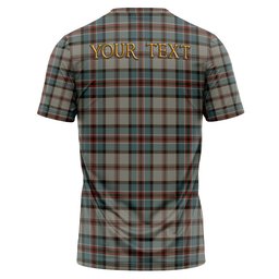 ScotsTee Shop Scottish Dinwoodie Weathered Clan Crest Personalized Tartan T-Shirt