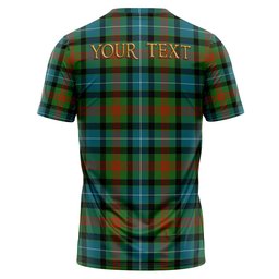 ScotsTee Shop Scottish Curry (Currie) Ancient Clan Crest Personalized Tartan T-Shirt