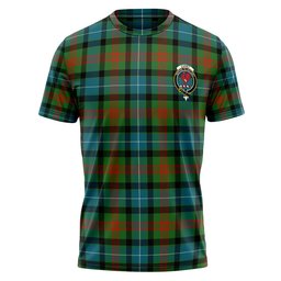 ScotsTee Shop Scottish Curry (Currie) Ancient Clan Crest Personalized Tartan T-Shirt