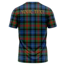 ScotsTee Shop Scottish Curry (Currie) Modern Clan Crest Personalized Tartan T-Shirt