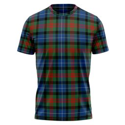 ScotsTee Shop Scottish Curry (Currie) Modern Clan Crest Personalized Tartan T-Shirt