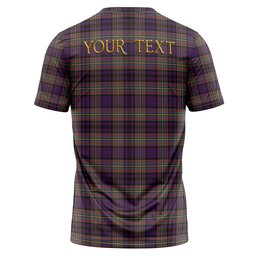 ScotsTee Shop Scottish Gillies Weathered Clan Crest Personalized Tartan T-Shirt