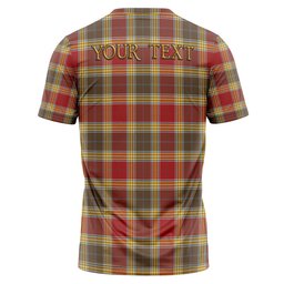 ScotsTee Shop Scottish Gibson (Gibbs) Weathered Clan Crest Personalized Tartan T-Shirt