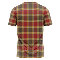 ScotsTee Shop Scottish Gibson (Gibbs) Weathered Clan Crest Personalized Tartan T-Shirt