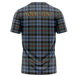 ScotsTee Shop Scottish MacCorquodale Weathered Clan Crest Personalized Tartan T-Shirt