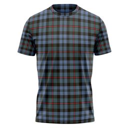 ScotsTee Shop Scottish MacCorquodale Weathered Clan Crest Personalized Tartan T-Shirt