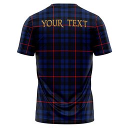 ScotsTee Shop Scottish MacCorquodale Modern Clan Crest Personalized Tartan T-Shirt