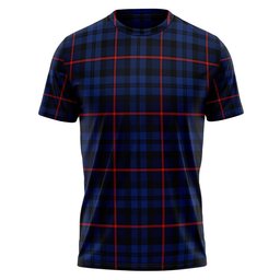 ScotsTee Shop Scottish MacCorquodale Modern Clan Crest Personalized Tartan T-Shirt