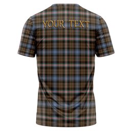 ScotsTee Shop Scottish Gammell Weathered Clan Crest Personalized Tartan T-Shirt