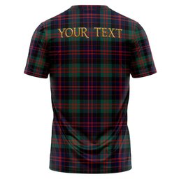 ScotsTee Shop Scottish MacDonald (Donald) Modern Clan Crest Personalized Tartan T-Shirt