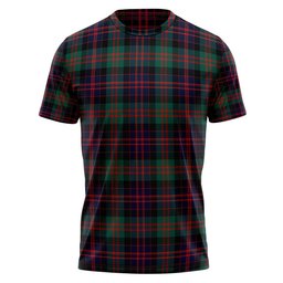 ScotsTee Shop Scottish MacDonald (Donald) Modern Clan Crest Personalized Tartan T-Shirt