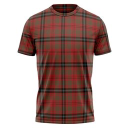 ScotsTee Shop Scottish Fulton 1999 Weathered Clan Crest Personalized Tartan T-Shirt