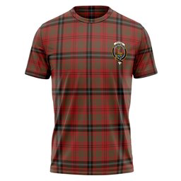 ScotsTee Shop Scottish Fulton 1999 Weathered Clan Crest Personalized Tartan T-Shirt