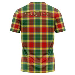 ScotsTee Shop Scottish Gibson (Gibbs) Modern Clan Crest Personalized Tartan T-Shirt