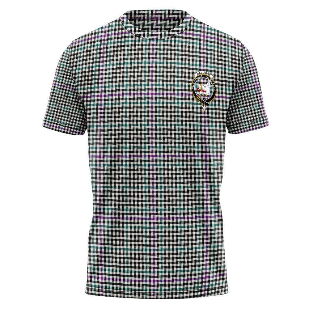 ScotsTee Shop Scottish Halliday (Holliday) Modern Clan Crest Personalized Tartan T-Shirt