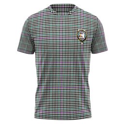 ScotsTee Shop Scottish Halliday (Holliday) Modern Clan Crest Personalized Tartan T-Shirt