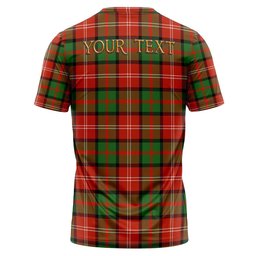 ScotsTee Shop Scottish Nisbet (Nisbit) Ancient Clan Crest Personalized Tartan T-Shirt