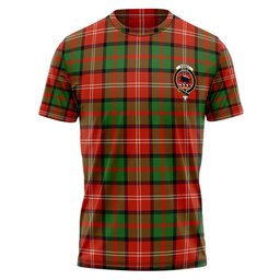 ScotsTee Shop Scottish Nisbet (Nisbit) Ancient Clan Crest Personalized Tartan T-Shirt