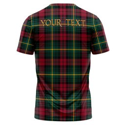 ScotsTee Shop Scottish Martin Modern Clan Crest Personalized Tartan T-Shirt