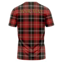 ScotsTee Shop Scottish Marjoribanks Weathered Clan Crest Personalized Tartan T-Shirt