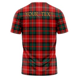 ScotsTee Shop Scottish Nisbet (Nisbit) Modern Clan Crest Personalized Tartan T-Shirt